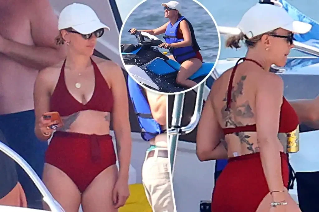 You Won’t Believe What Scarlett Johansson Flaunted in a Red Bikini at the Hamptons!